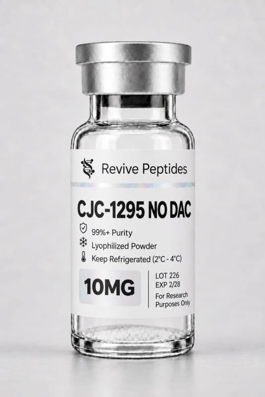 CJC-1295 No DAC 10mg research peptide vial